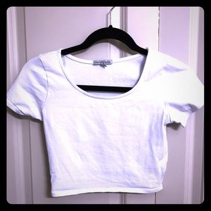 White Crop Top